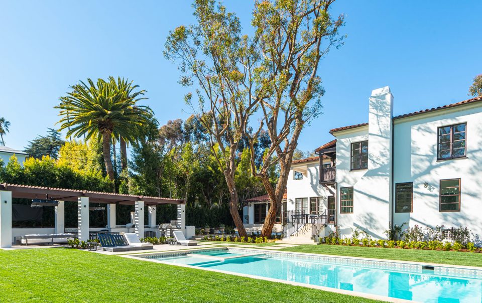 Spanish Inspired Landscape Design - Los Angeles Home Builders
